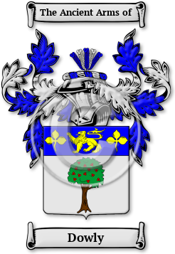 Dowly Family Crest Download (jpg) Legacy Series - 150 DPI