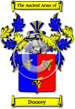 Doorey Family Crest Download (jpg) Legacy Series - 150 DPI