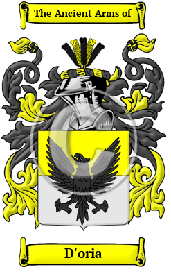 D'oria Family Crest/Coat of Arms