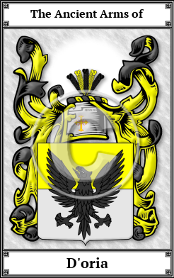 D'oria Family Crest Download (JPG)  Book Plated - 150 DPI