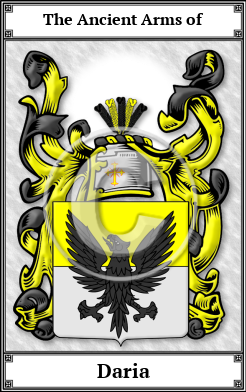 Daria Family Crest Download (JPG)  Book Plated - 150 DPI