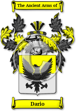 Dario Family Crest Download (jpg) Legacy Series - 150 DPI