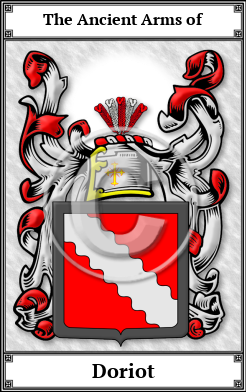 Doriot Family Crest Download (JPG)  Book Plated - 150 DPI