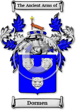Dormen Family Crest Download (jpg) Legacy Series - 150 DPI