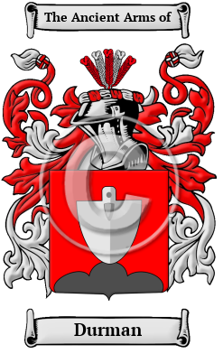 Durman Family Crest/Coat of Arms