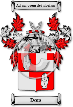 Dors Family Crest Download (jpg) Legacy Series - 150 DPI