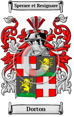 Dorton Family Crest/Coat of Arms