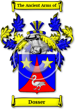 Dosser Family Crest Download (JPG) Legacy Series - 600 DPI