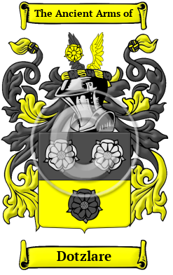 Dotzlare Family Crest/Coat of Arms