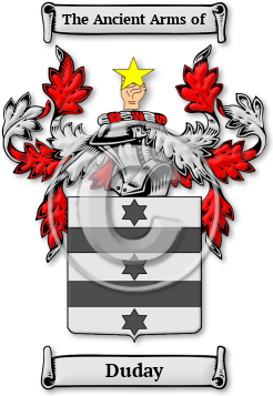 Duday Family Crest Download (jpg) Legacy Series - 150 DPI