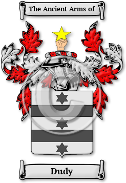 Dudy Family Crest Download (jpg) Legacy Series - 150 DPI