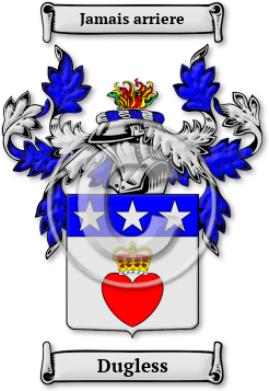 Dugless Family Crest Download (jpg) Legacy Series - 150 DPI