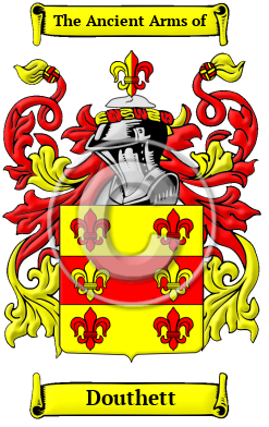Douthett Family Crest/Coat of Arms