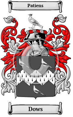 Dows Family Crest Download (JPG) Heritage Series - 600 DPI