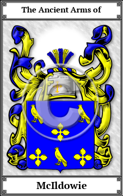 McIldowie Family Crest Download (JPG)  Book Plated - 150 DPI