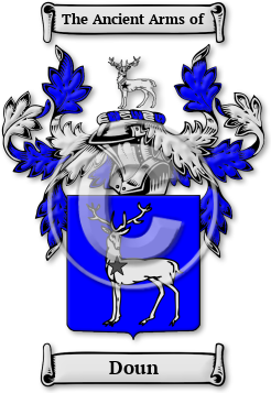 Doun Family Crest Download (JPG) Legacy Series - 600 DPI