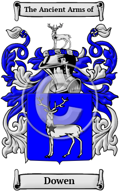 Dowen Family Crest/Coat of Arms