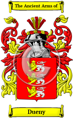 Dueny Family Crest/Coat of Arms