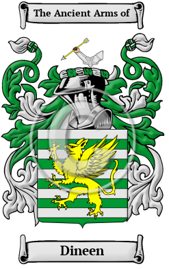 Dineen Family Crest/Coat of Arms