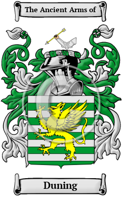 Duning Family Crest/Coat of Arms