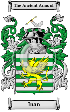 Inan Family Crest/Coat of Arms