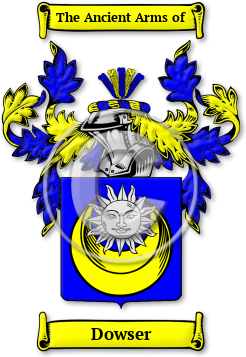 Dowser Family Crest Download (jpg) Legacy Series - 150 DPI