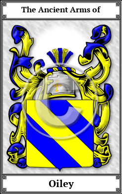 Oiley Family Crest Download (JPG)  Book Plated - 150 DPI
