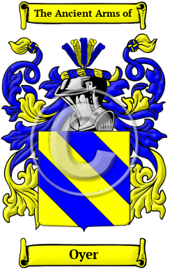 Oyer Family Crest/Coat of Arms