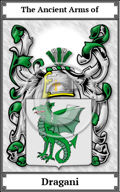 Dragani Family Crest Download (JPG)  Book Plated - 150 DPI