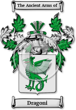 Dragoni Family Crest Download (jpg) Legacy Series - 150 DPI