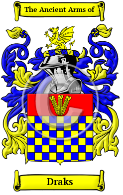 Draks Family Crest/Coat of Arms