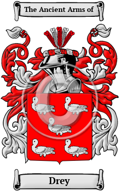Drey Family Crest/Coat of Arms