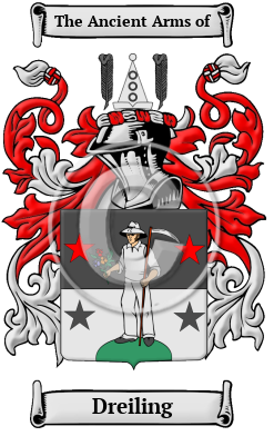 Dreiling Family Crest/Coat of Arms