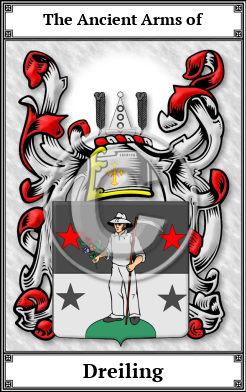 Dreiling Family Crest Download (JPG)  Book Plated - 150 DPI