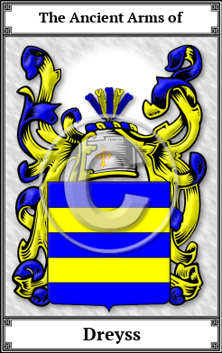 Dreyss Family Crest Download (JPG)  Book Plated - 150 DPI