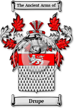 Drupe Family Crest Download (jpg) Legacy Series - 150 DPI