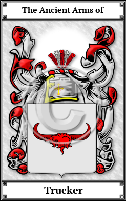 Trucker Family Crest Download (JPG)  Book Plated - 150 DPI