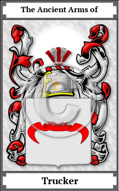 Trucker Family Crest Download (JPG)  Book Plated - 150 DPI