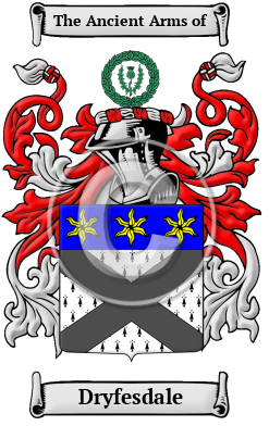 Dryfesdale Family Crest/Coat of Arms