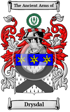 Drysdal Family Crest/Coat of Arms