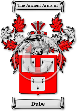 Dube Family Crest Download (JPG) Legacy Series - 600 DPI
