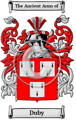 Duby Family Crest/Coat of Arms