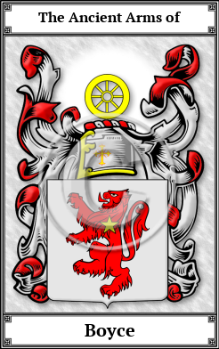 Boyce Family Crest Download (JPG)  Book Plated - 150 DPI