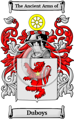 Duboys Family Crest/Coat of Arms