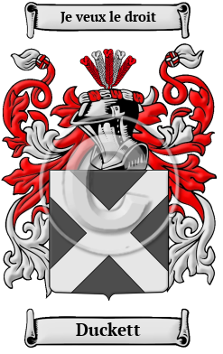 Duckett Family Crest/Coat of Arms