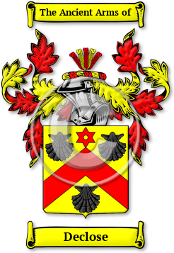 Declose Family Crest Download (JPG) Legacy Series - 600 DPI