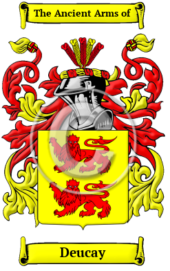 Deucay Family Crest/Coat of Arms