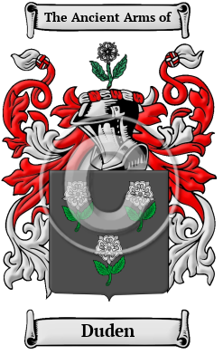 Duden Family Crest Download (JPG) Heritage Series - 600 DPI