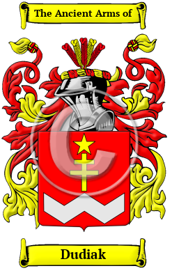 Dudiak Family Crest/Coat of Arms