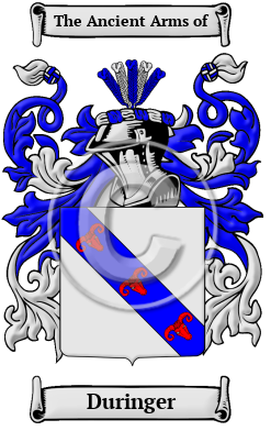 Duringer Family Crest/Coat of Arms